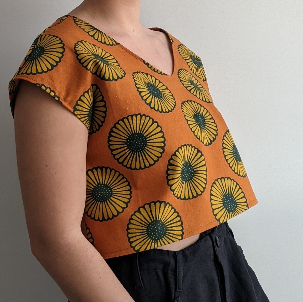 Sunflower Top - Cropped